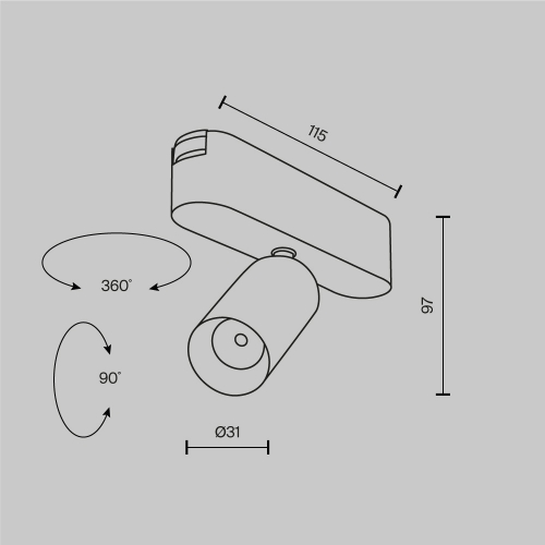 Technical TR103-1-5W3K-M-W