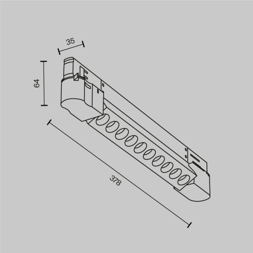 Technical TR195-3-10W4K-M-W