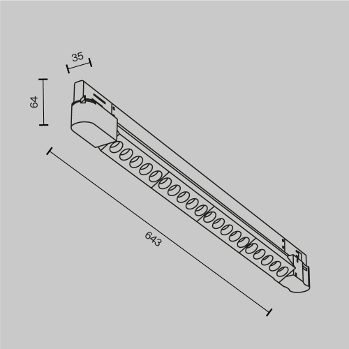 Technical TR195-3-20W2.7K-M-W