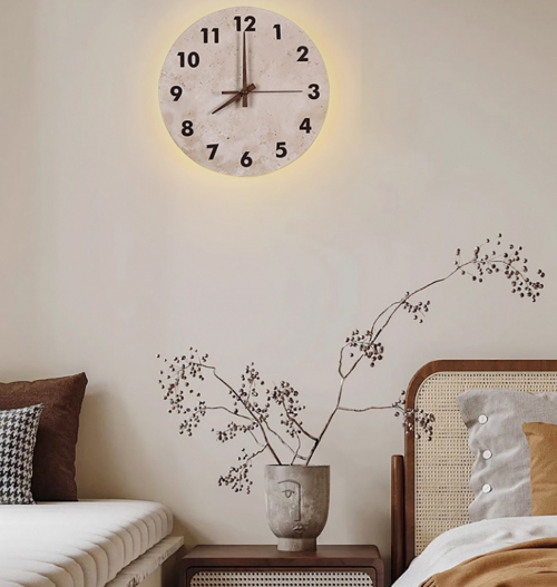 Travertine Clock 2