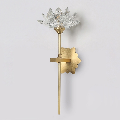 Бра дизайнерский Wish Brass Flower